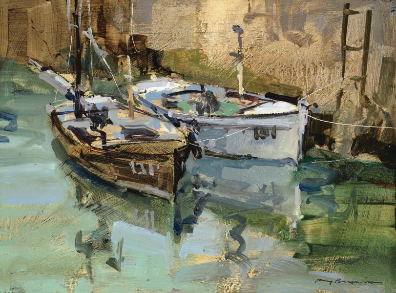 Reflections, Porthleven Harbour.jpg